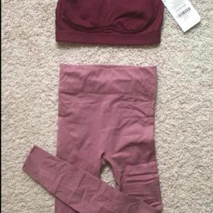 Sports bra and legging set